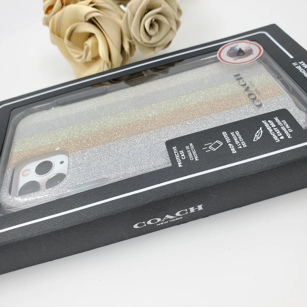 Coach Protective Glitter Case - Picture 2 of 4